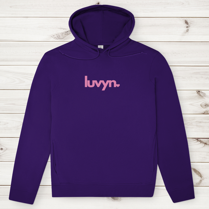 Herren Premium Bio Hoodie LUVYN PINK