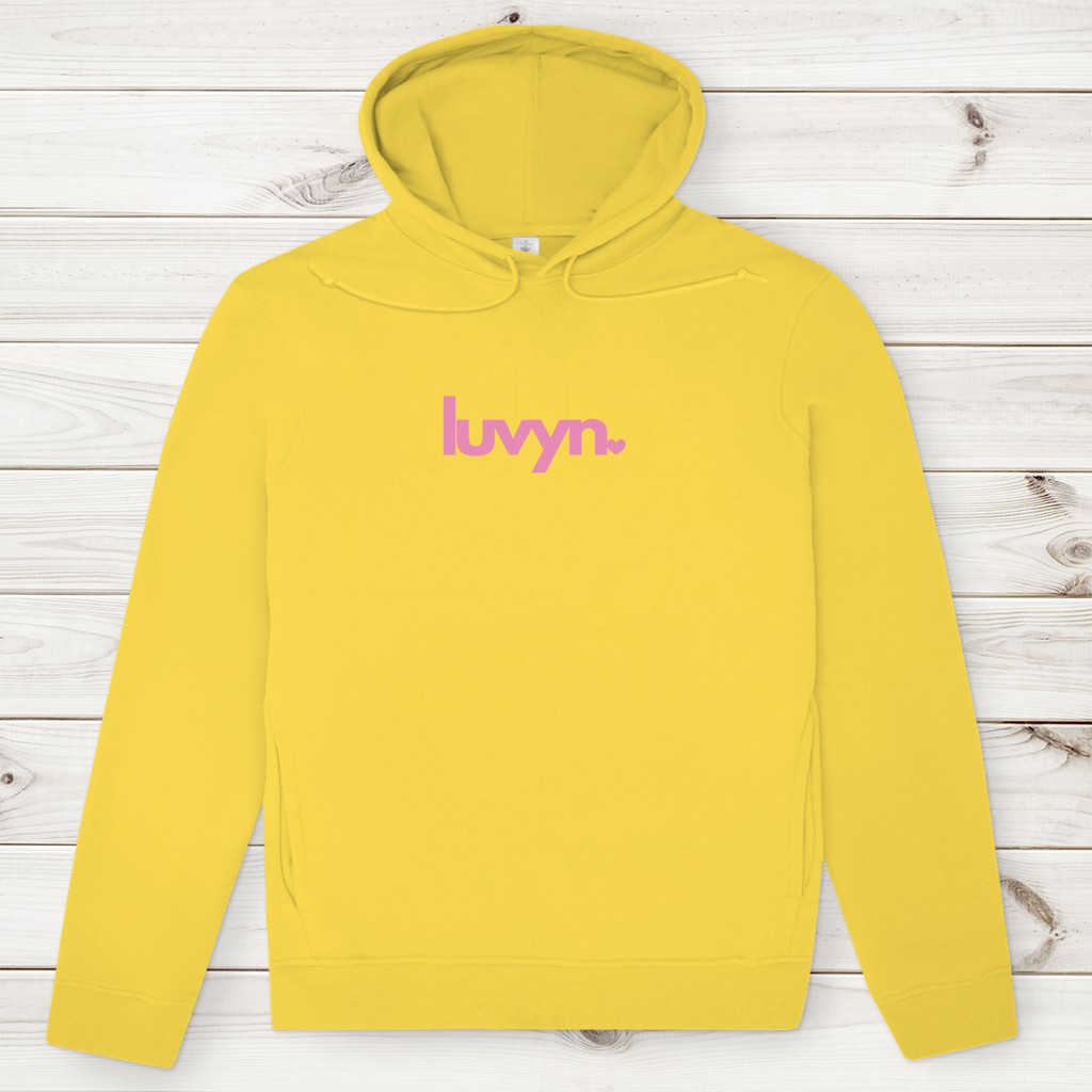Herren Premium Bio Hoodie LUVYN PINK