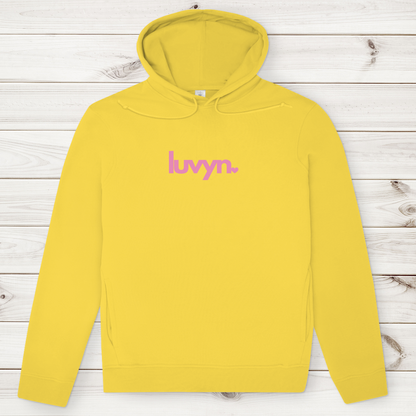 Herren Premium Bio Hoodie LUVYN PINK