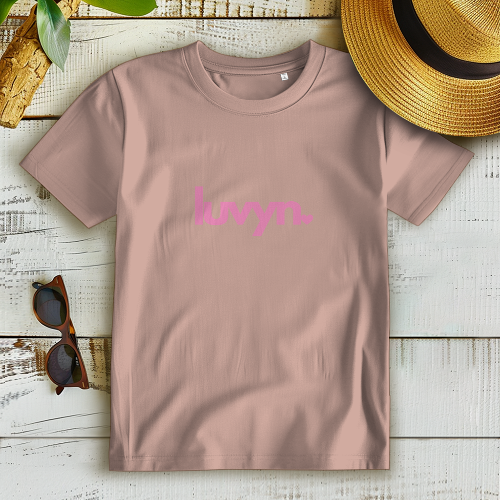 Damen Premium Bio T-Shirt LUVYN PINK