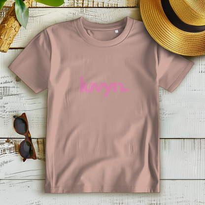 Damen Premium Bio T-Shirt LUVYN PINK