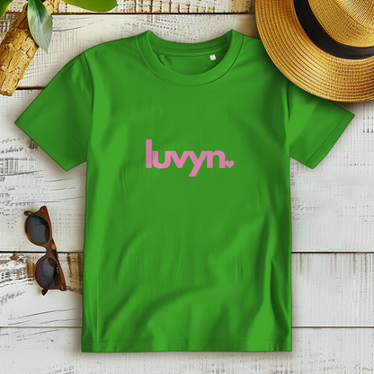 Damen Premium Bio T-Shirt LUVYN PINK