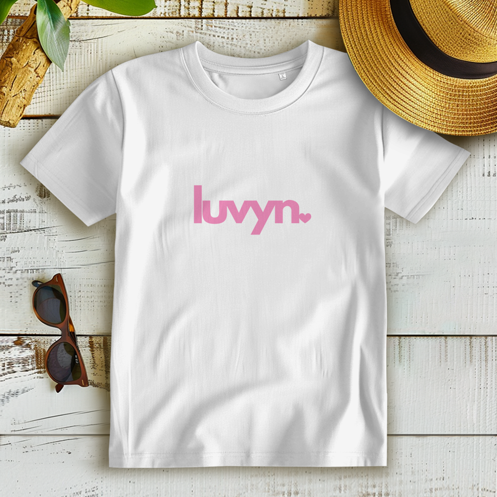 Damen Premium Bio T-Shirt LUVYN PINK