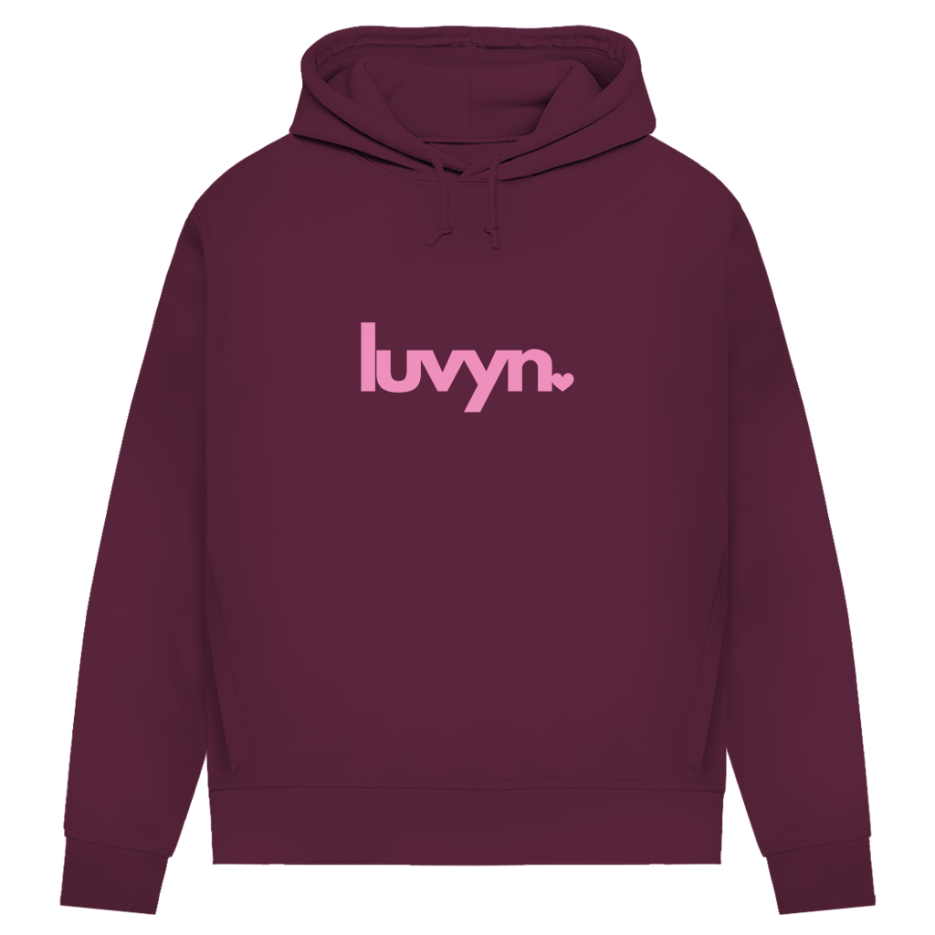 Damen Premium Bio Hoodie LUVYN PINK