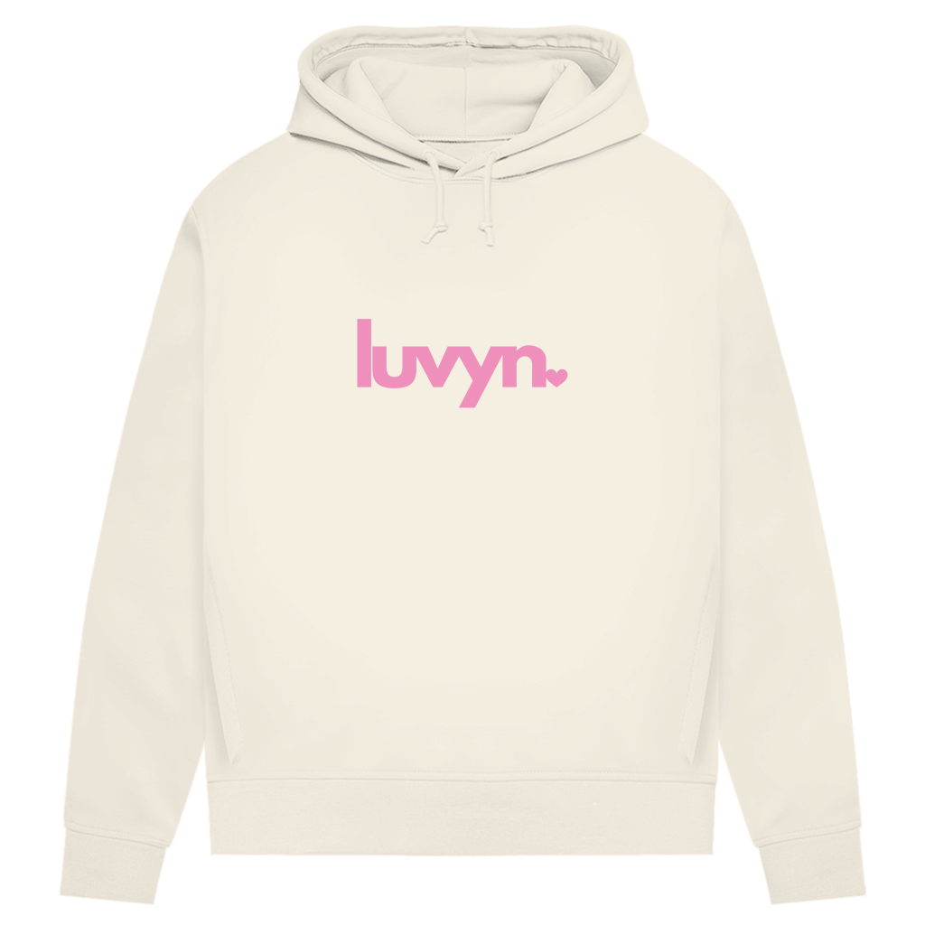 Damen Premium Bio Hoodie LUVYN PINK