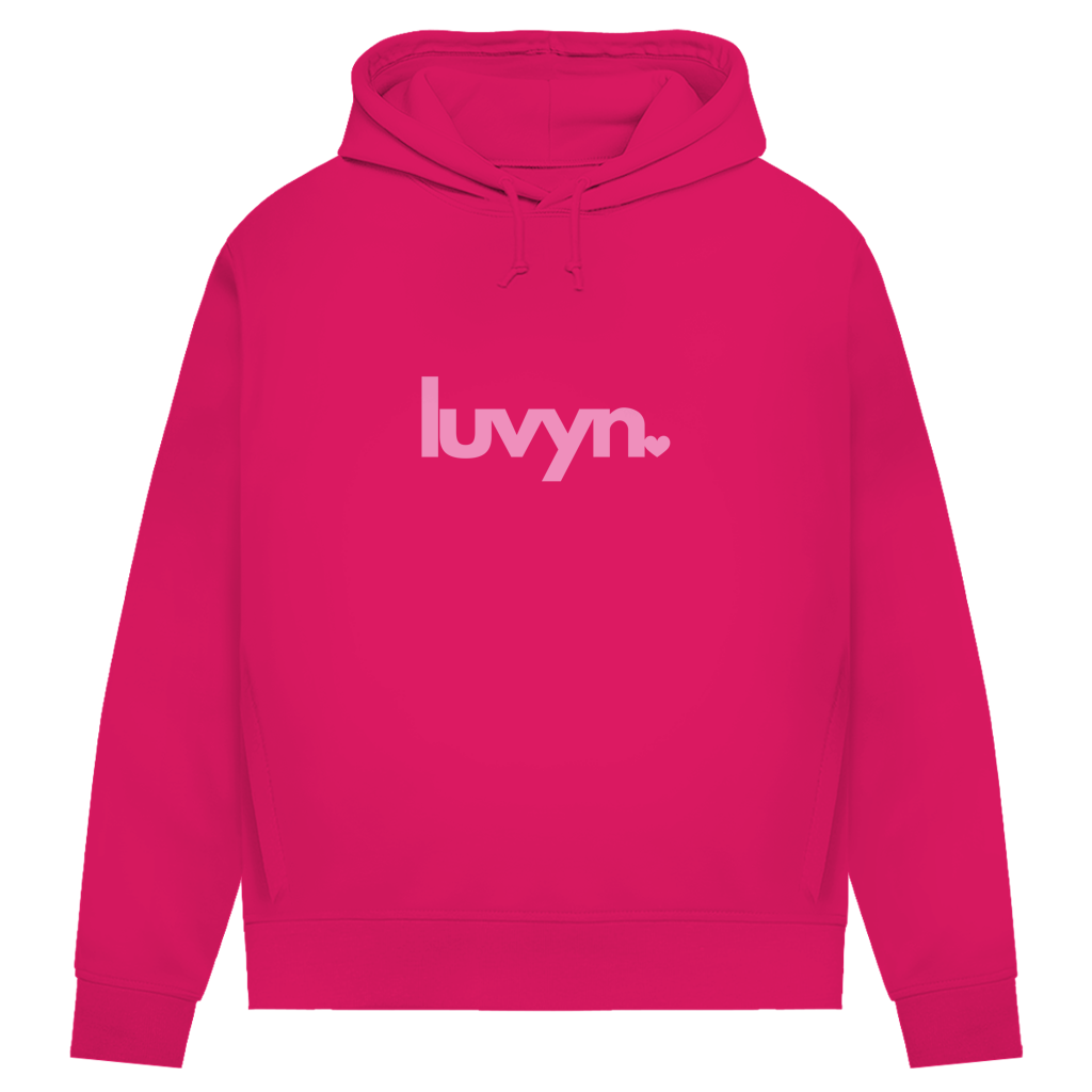 Damen Premium Bio Hoodie LUVYN PINK