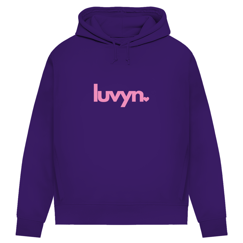Damen Premium Bio Hoodie LUVYN PINK