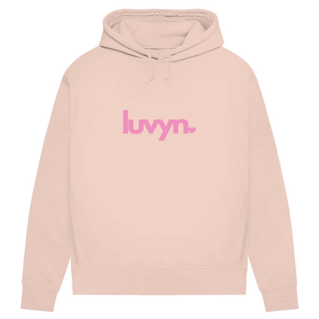Damen Premium Bio Hoodie LUVYN PINK