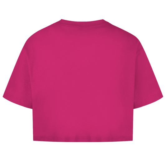 Damen Short Oversize Crop Top LUVYN PINK