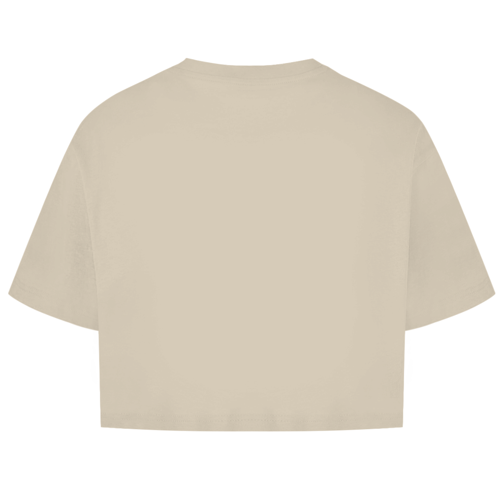 Damen Short Oversize Crop Top LUVYN DAISY