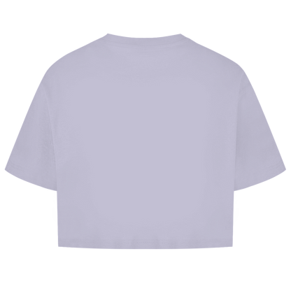 Damen Short Oversize Crop Top LUVYN DAISY