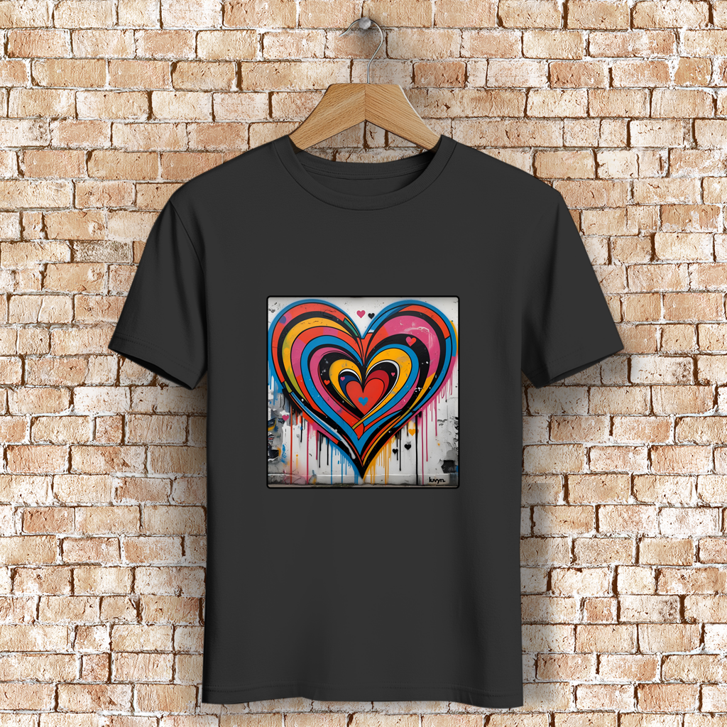 Herren Premium Bio T-Shirt Heartcore