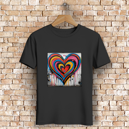 Herren Premium Bio T-Shirt Heartcore