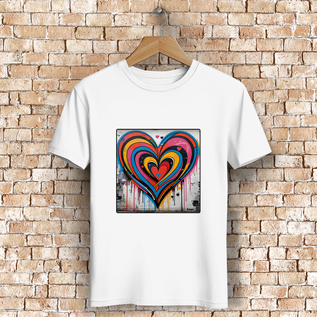 Herren Premium Bio T-Shirt Heartcore