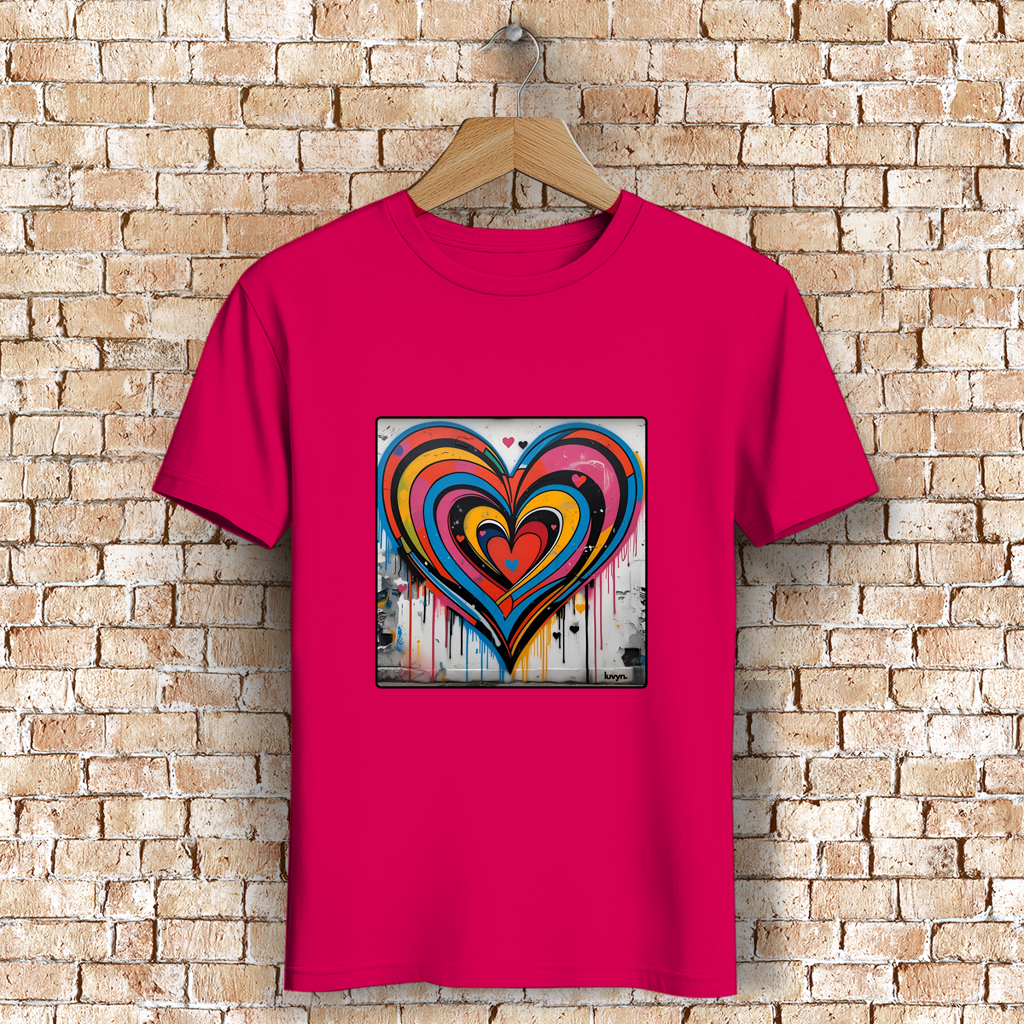 Herren Premium Bio T-Shirt Heartcore