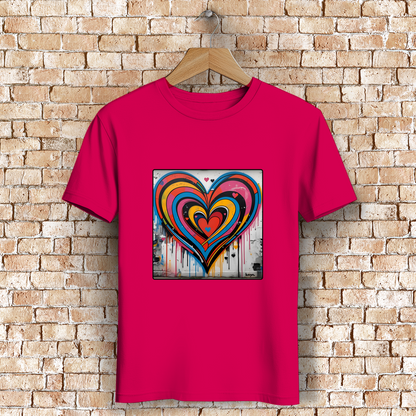 Herren Premium Bio T-Shirt Heartcore