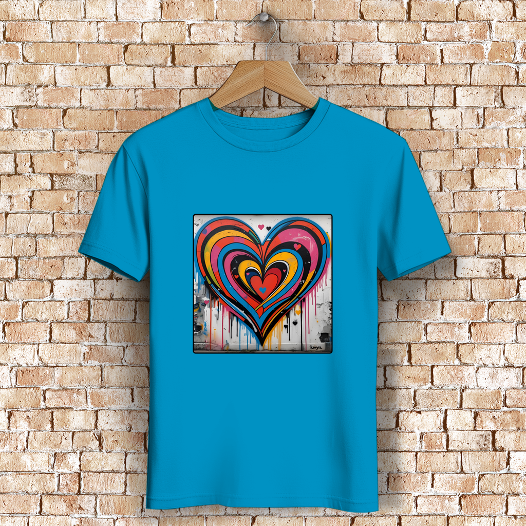 Herren Premium Bio T-Shirt Heartcore