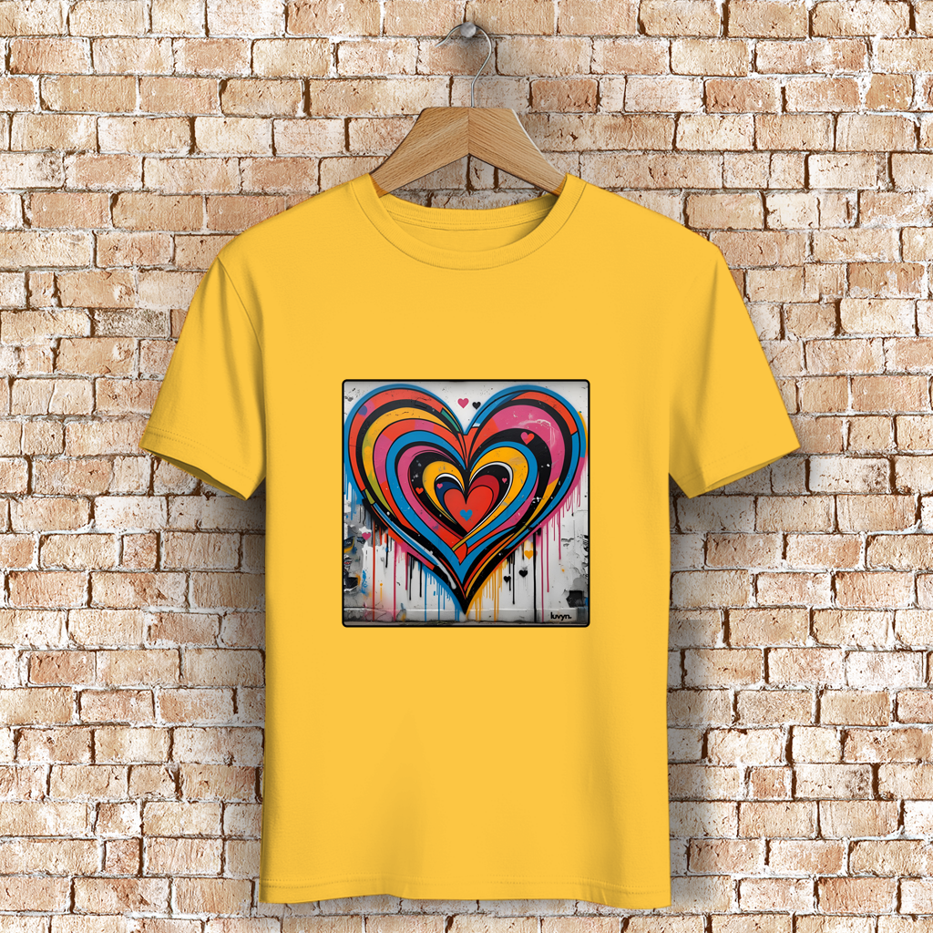 Herren Premium Bio T-Shirt Heartcore