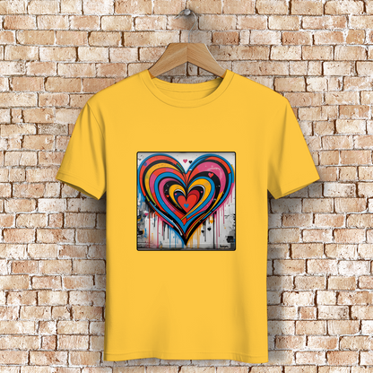 Herren Premium Bio T-Shirt Heartcore