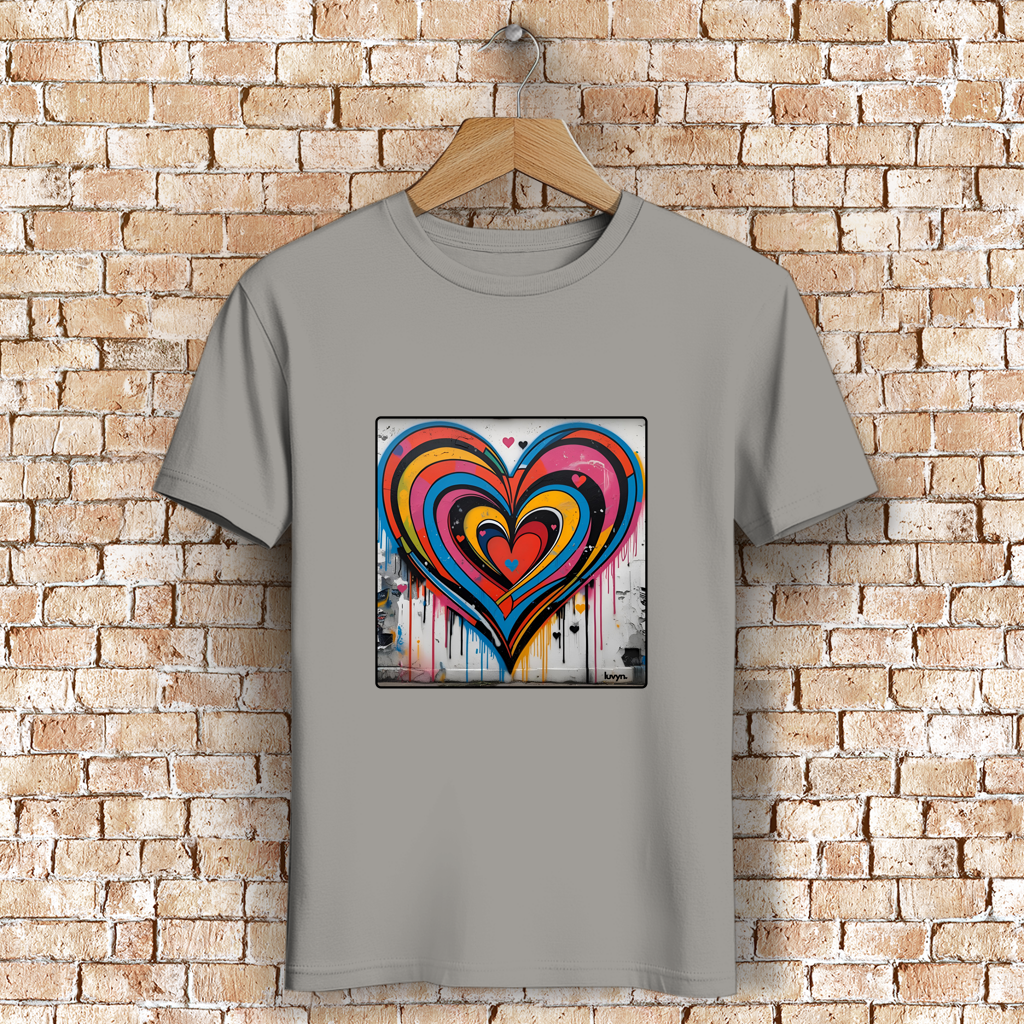 Herren Premium Bio T-Shirt Heartcore