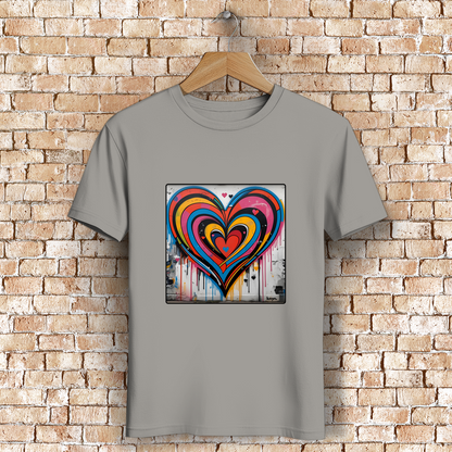 Herren Premium Bio T-Shirt Heartcore