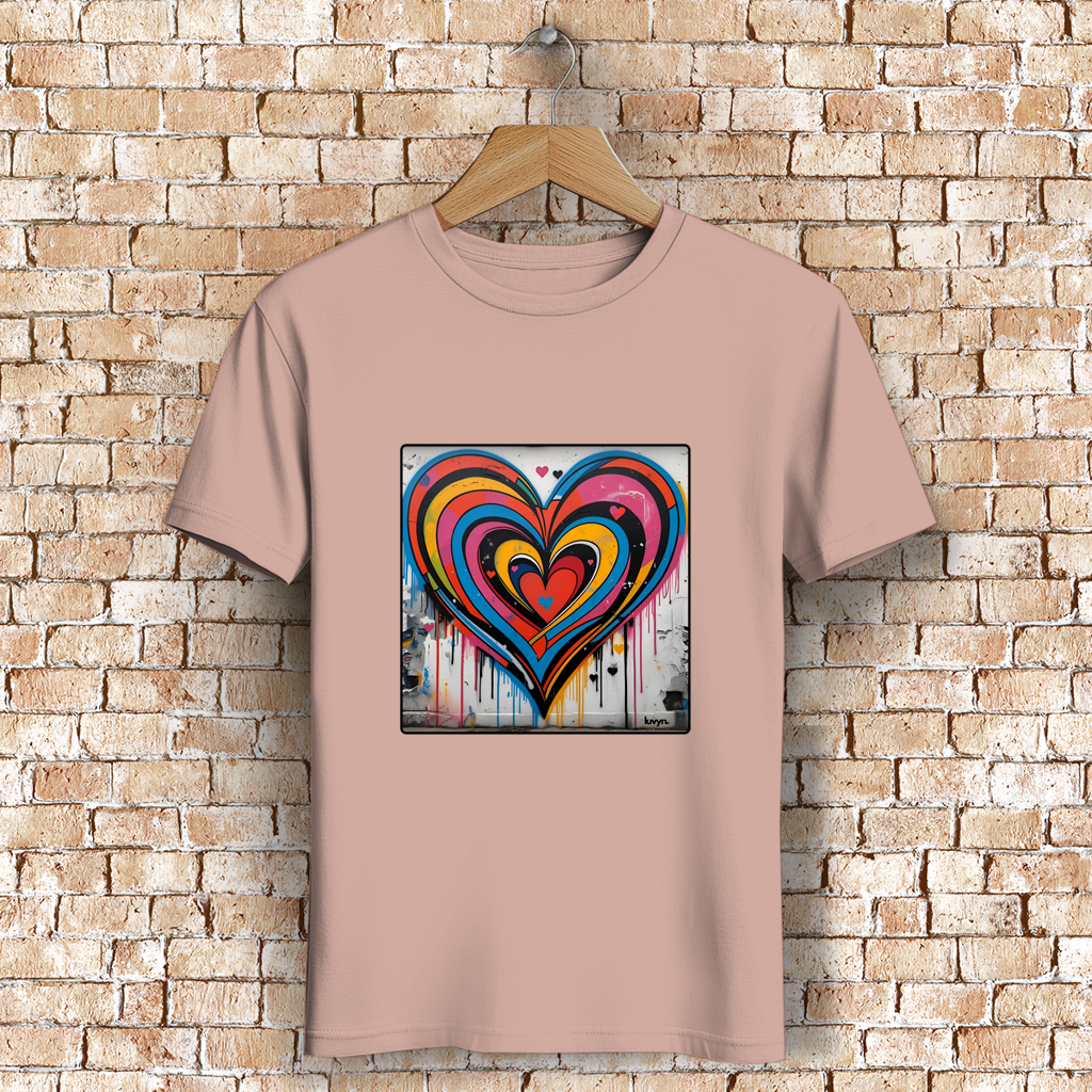Herren Premium Bio T-Shirt Heartcore