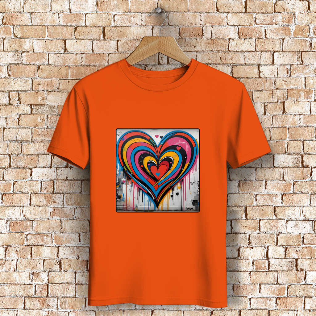 Herren Premium Bio T-Shirt Heartcore