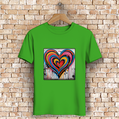 Herren Premium Bio T-Shirt Heartcore