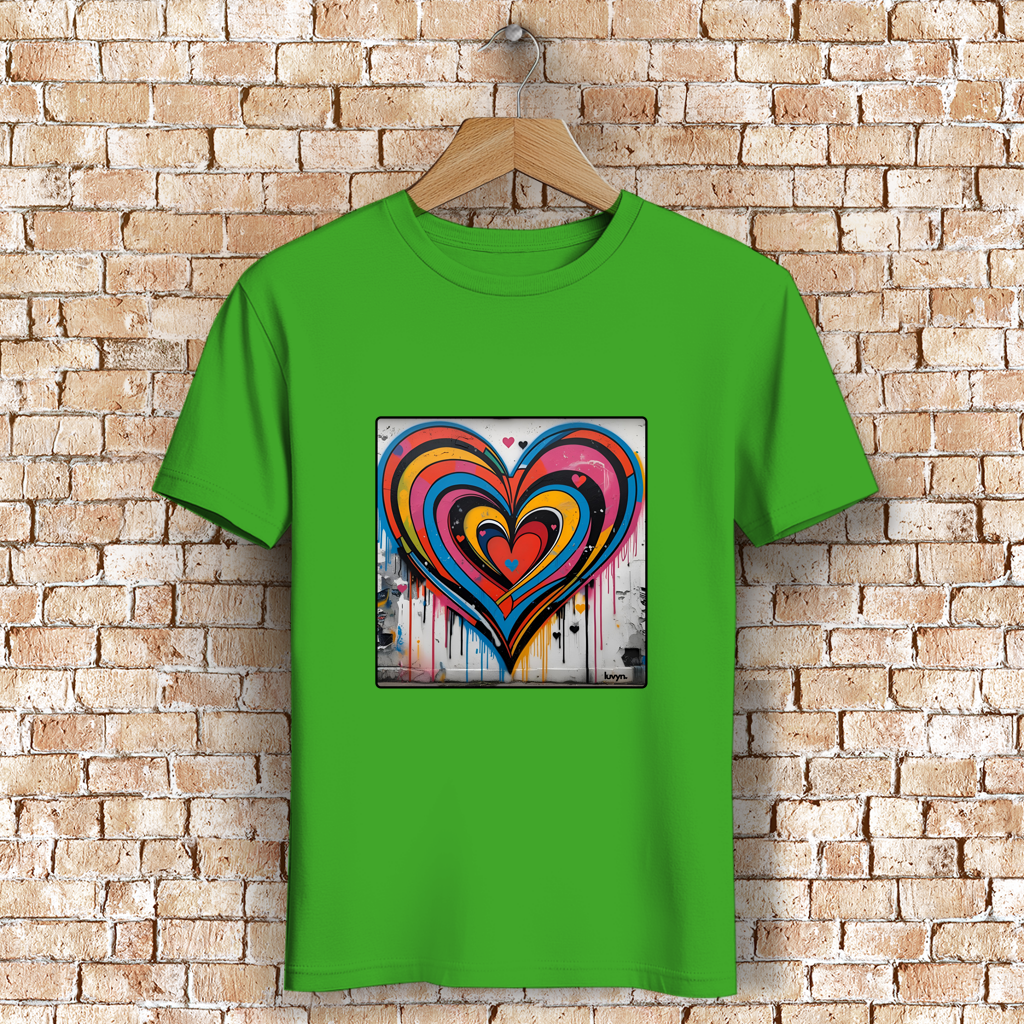 Herren Premium Bio T-Shirt Heartcore
