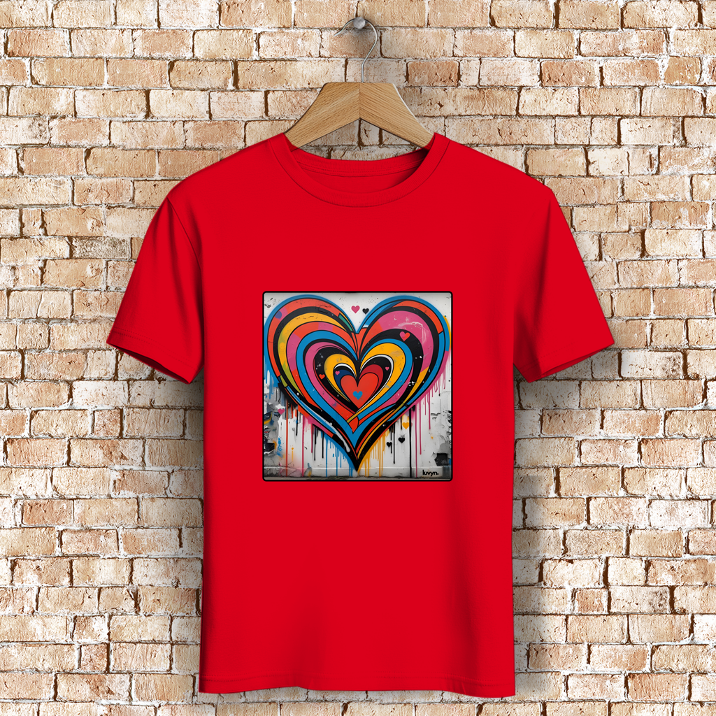 Herren Premium Bio T-Shirt Heartcore