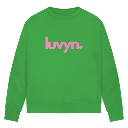 Damen Premium Bio Sweatshirt LUVYN PINK