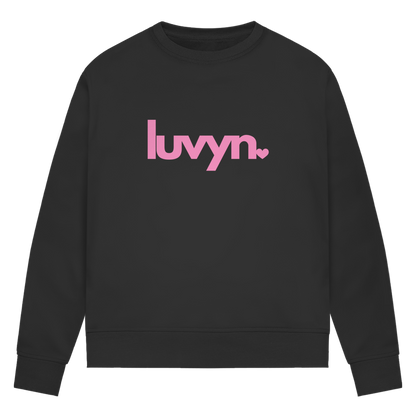 Damen Premium Bio Sweatshirt LUVYN PINK