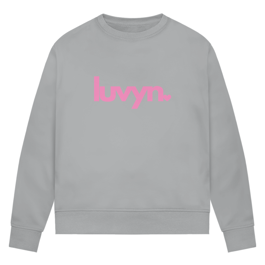 Damen Premium Bio Sweatshirt LUVYN PINK