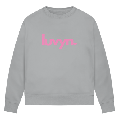 Damen Premium Bio Sweatshirt LUVYN PINK