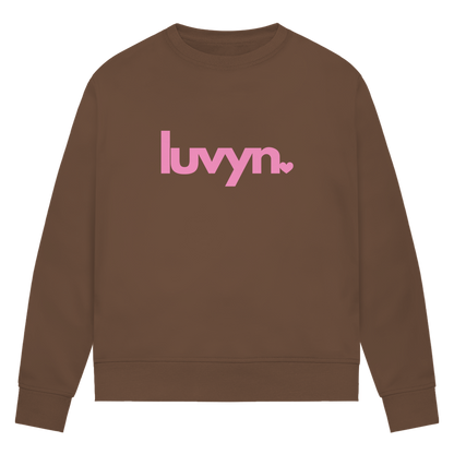 Damen Premium Bio Sweatshirt LUVYN PINK