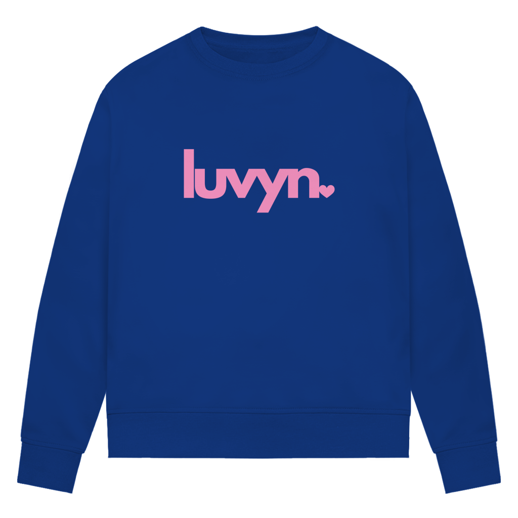 Damen Premium Bio Sweatshirt LUVYN PINK