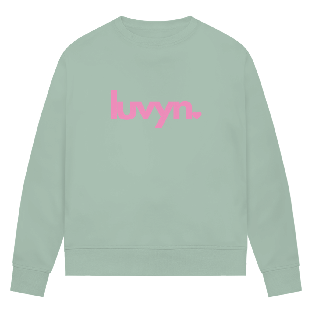 Damen Premium Bio Sweatshirt LUVYN PINK