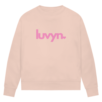 Damen Premium Bio Sweatshirt LUVYN PINK