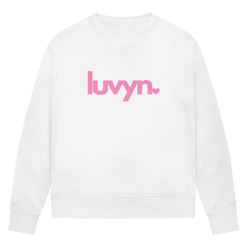 Damen Premium Bio Sweatshirt LUVYN PINK