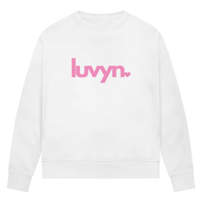 Damen Premium Bio Sweatshirt LUVYN PINK