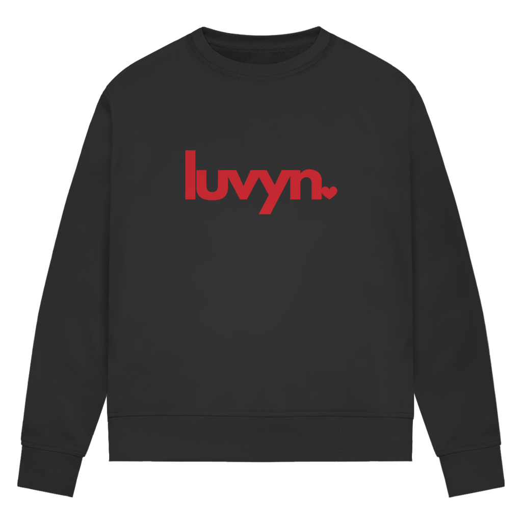 Damen Premium Bio Sweatshirt LUVYN RED