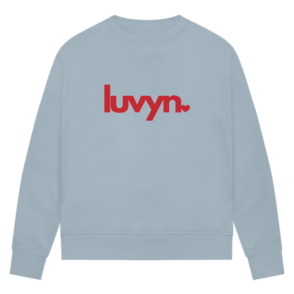 Damen Premium Bio Sweatshirt LUVYN RED
