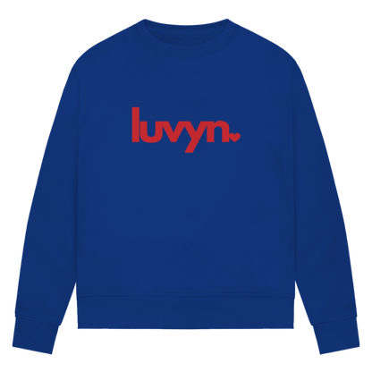 Damen Premium Bio Sweatshirt LUVYN RED