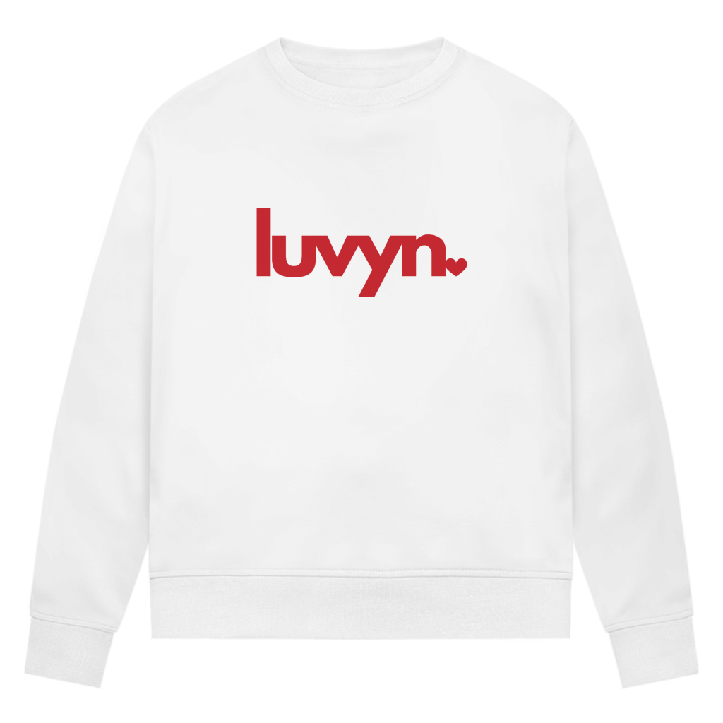 Damen Premium Bio Sweatshirt LUVYN RED