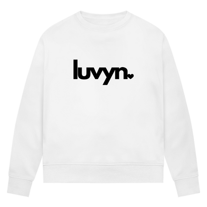 Damen Premium Bio Sweatshirt LUVYN BLACK