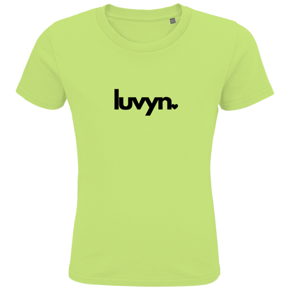 Kids Premium Bio T-Shirt LUVYN BLACK