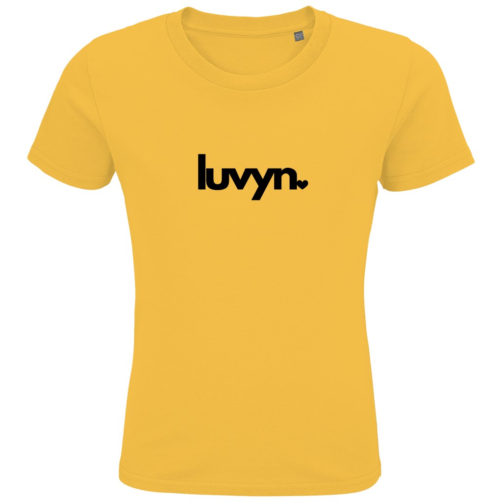 Kids Premium Bio T-Shirt LUVYN BLACK
