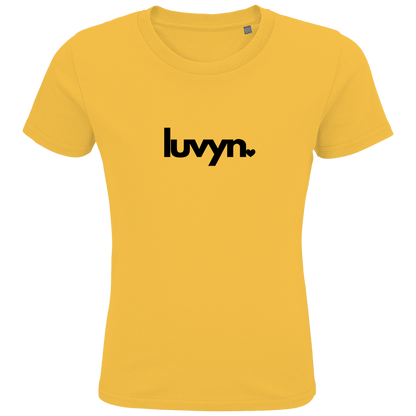 Kids Premium Bio T-Shirt LUVYN BLACK