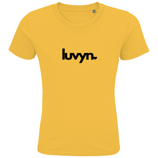Kids Premium Bio T-Shirt LUVYN BLACK