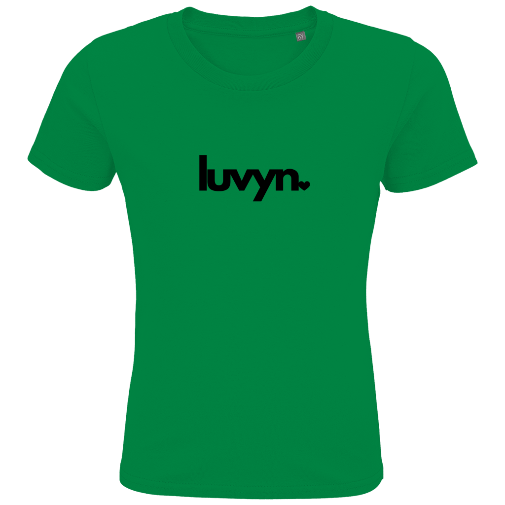Kids Premium Bio T-Shirt LUVYN BLACK